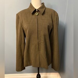 Rafaella Olive Green Blazer
